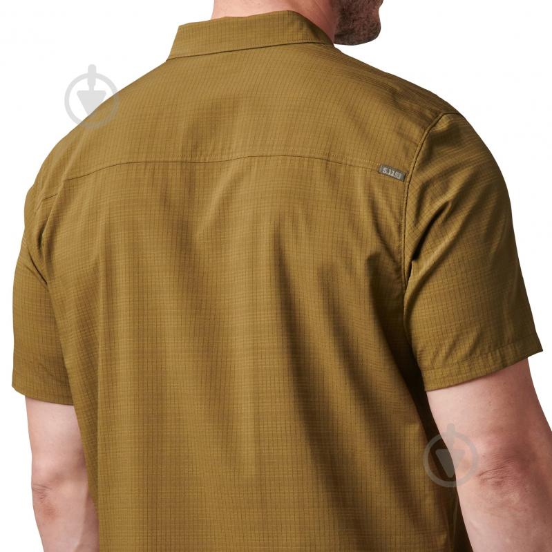 Рубашка 5.11 Tactical Ellis Short Sleeve Shirt р.S Field green - фото 4