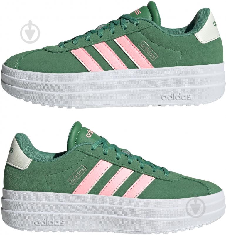 Кросівки жіночі демісезонні Adidas VL COURT BOLD IH0365 р.36 2/3 зелені - фото 5