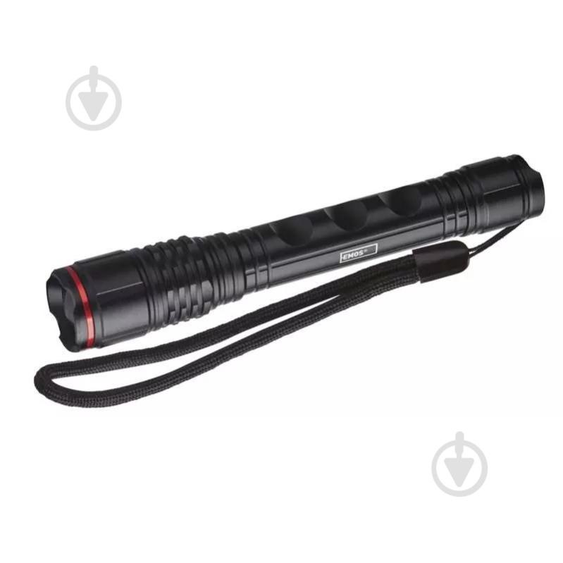 Ліхтар Emos 2xAAA метал фокус 120 Lm чорний P3113 - фото 1
