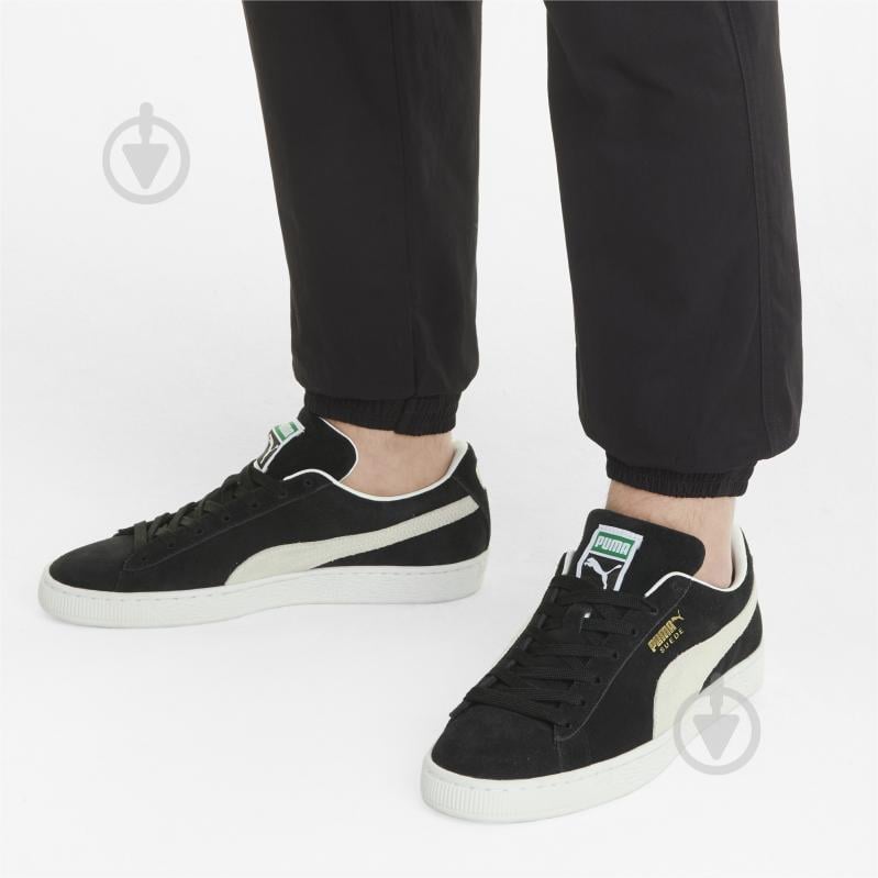 Кроссовки мужские демисезонные Puma Suede Classic XXI 37491501 р.42 черные - фото 4