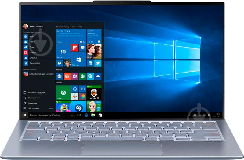 Ноутбук Asus UX392FN-AB009T 13,9" (90NB0KZ1-M00300) grey - фото 1