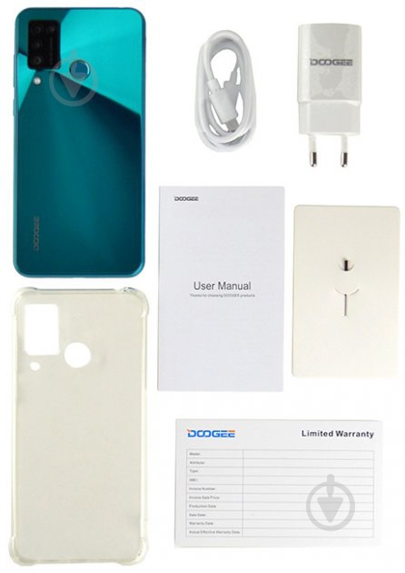 Смартфон Doogee N20 Pro 6/128GB green - фото 13 Смартфон Doogee N20 Pro 6/128GB green - фото 13