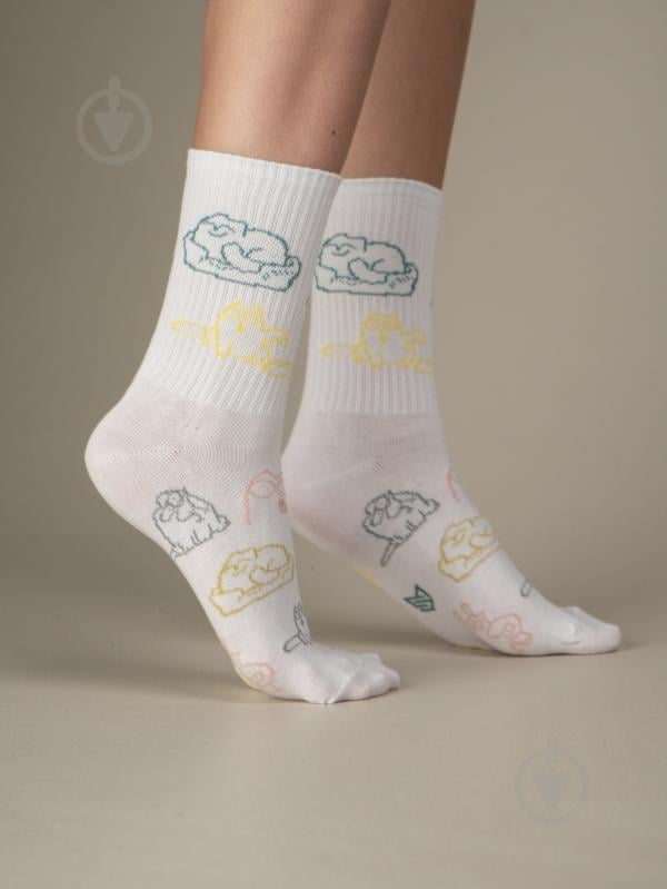 Шкарпетки M0303S Fancy (Cats) 38 р.42/45 білий 1 шт. - фото 2 Шкарпетки M0303S Fancy (Cats) 38 р.42/45 білий 1 шт. - фото 2