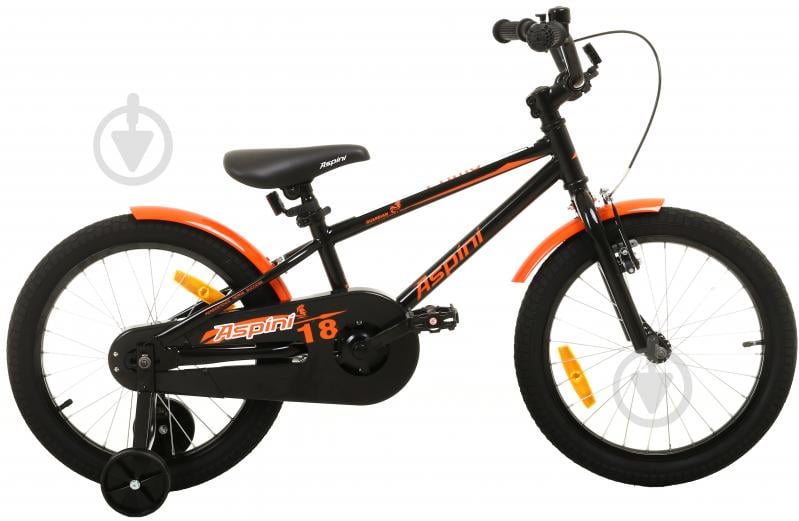 Велосипед Aspini 18" 9"(23 см) Primo 18 PRI18-BK чорний - фото 1
