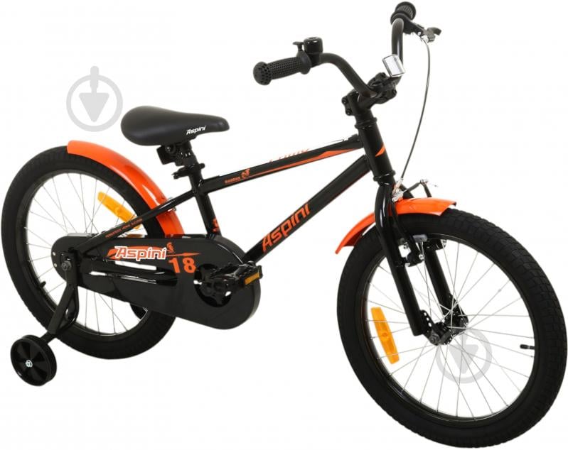 Велосипед Aspini 18" 9"(23 см) Primo 18 PRI18-BK чорний - фото 2