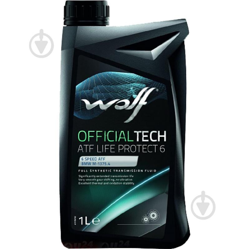 Масло трансмиссионное WOLF Officialtech ATF Life Protect 6 1 л (8305900) - фото 1