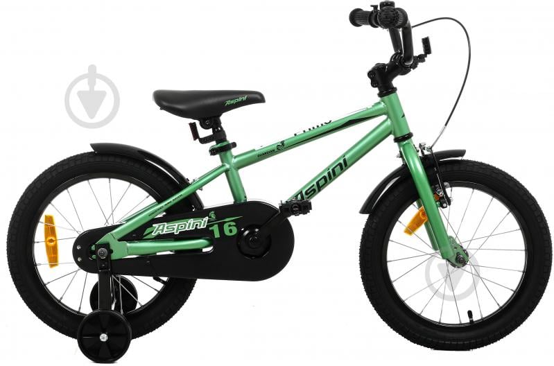 Велосипед 16" 8"(20 см) Primo 16 PRI16-GN зеленый - фото 1