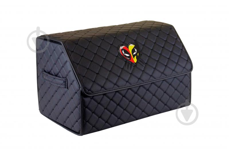 Сумка автомобильная ECO M 30x30x50 см Deadpool & Wolverine EVAtech черный - фото 1 Сумка автомобильная ECO M 30x30x50 см Deadpool & Wolverine EVAtech черный - фото 1