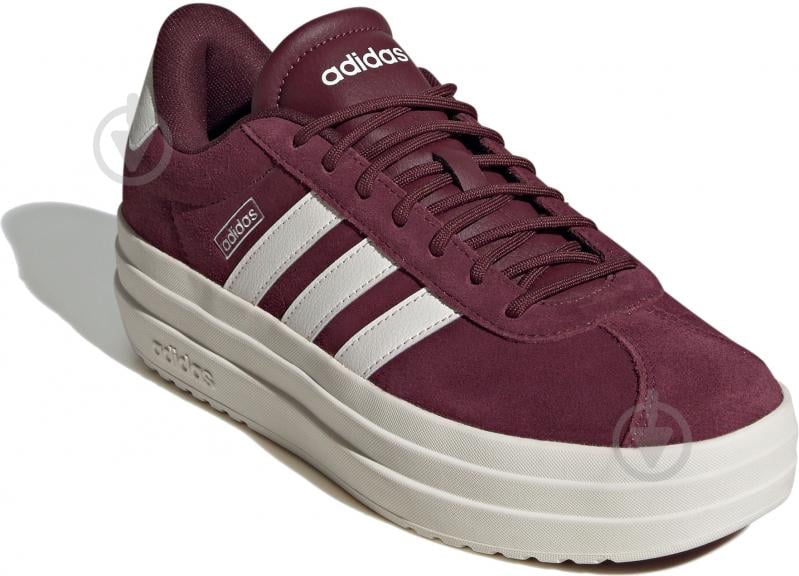 Кроссовки женские демисезонные Adidas VL COURT BOLD IH0366 р.36 2/3 бордовые - фото 3