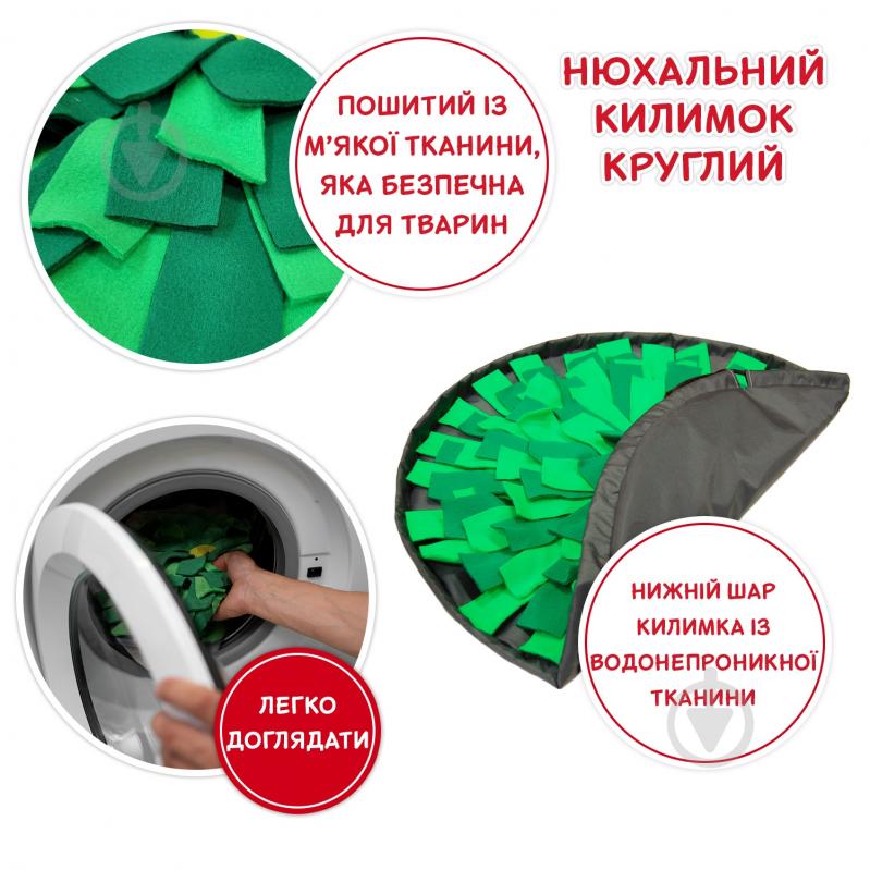 Нюхательный интерактивный коврик Fanny Animals круглый МС 160401-21 - фото 2 Нюхательный интерактивный коврик Fanny Animals круглый МС 160401-21 - фото 2