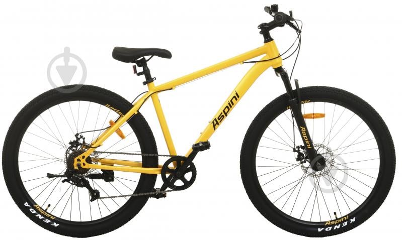 Велосипед Aspini 27,5" 17"(43 см) Simplex 27.5 SIM27.5-YL-17 желтый - фото 1