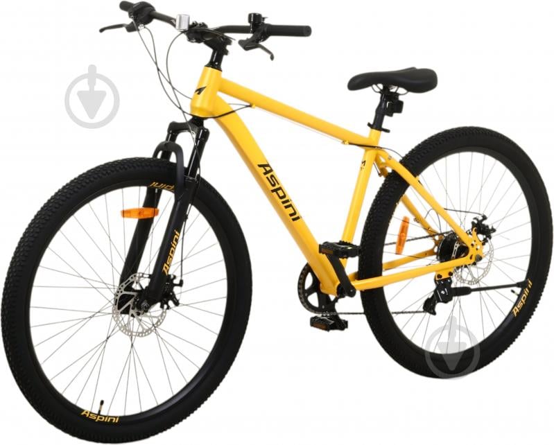 Велосипед Aspini 27,5" 17"(43 см) Simplex 27.5 SIM27.5-YL-17 желтый - фото 3