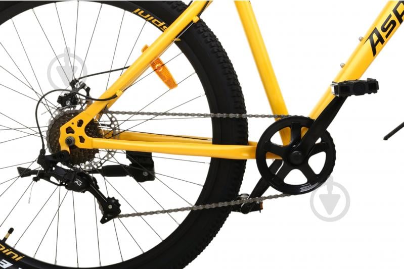 Велосипед Aspini 27,5" 17"(43 см) Simplex 27.5 SIM27.5-YL-17 желтый - фото 9