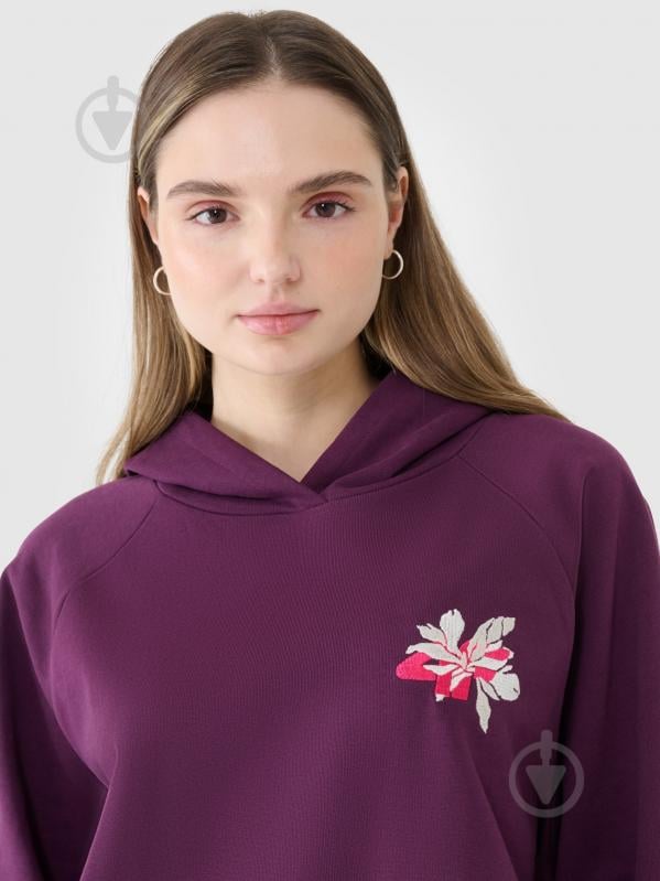 Джемпер 4F 4FWSS25TSWSF1578-50S р.XS-S бордовый - фото 4 Джемпер 4F 4FWSS25TSWSF1578-50S р.XS-S бордовый - фото 4