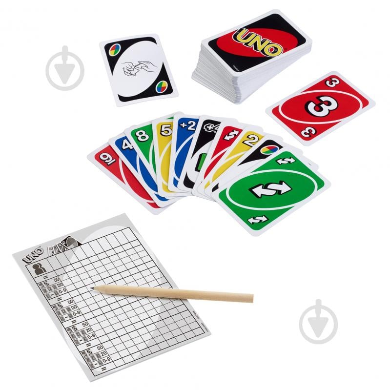 Игра настольная Uno Карточная игра UNO Делюкс K0888 - фото 3