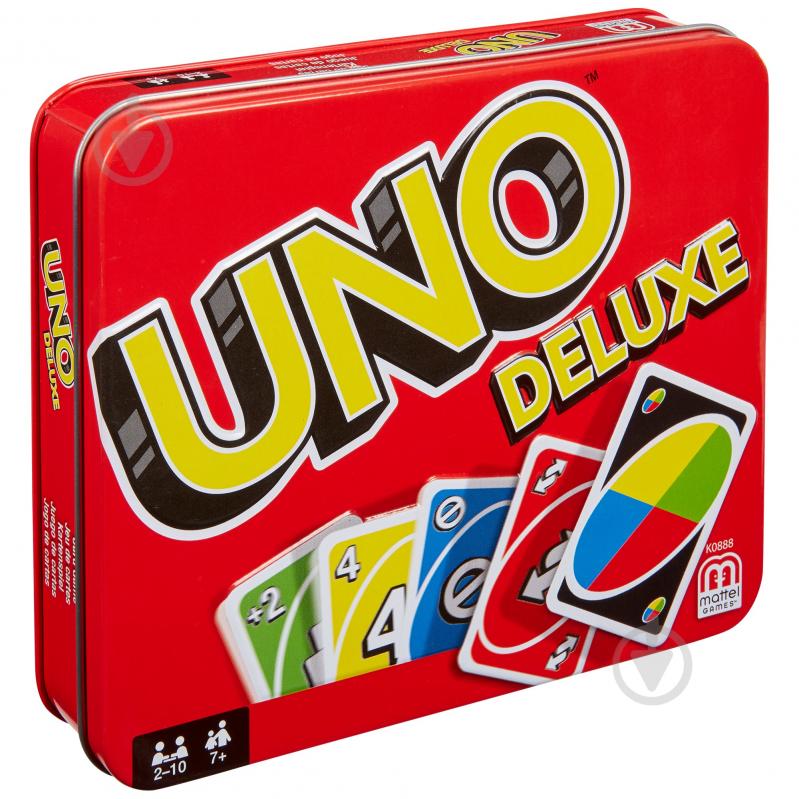 Игра настольная Uno Карточная игра UNO Делюкс K0888 - фото 1