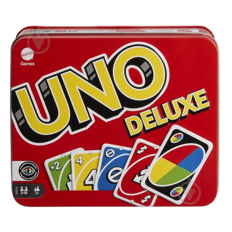 Игра настольная Uno Карточная игра UNO Делюкс K0888 - фото 1