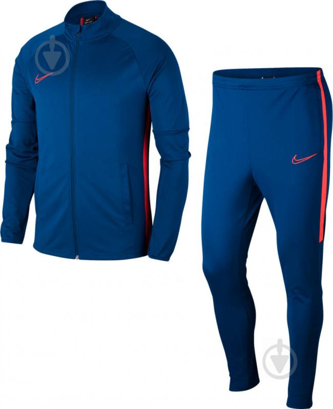 Спортивный костюм Nike M NK DRY ACDMY TRK SUIT K2 AO0053-432 р. XL синий - фото 1