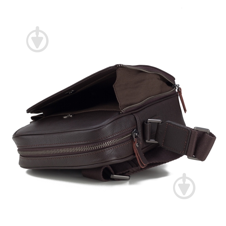 Сумка-мессенджер мужская Tiding Bag M47-22005-2C коричневый - фото 4