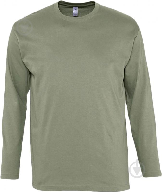 Футболка с длинным рукавом Sol's Monarch 150 р. L хаки - фото 1