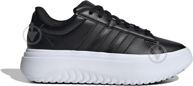 Кроссовки женские демисезонные Adidas GRAND COURT PLATFOR IE1093 р.36 2/3 черные - фото 1