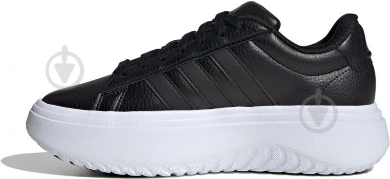 Кроссовки женские демисезонные Adidas GRAND COURT PLATFOR IE1093 р.36 2/3 черные - фото 2