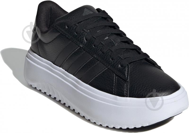 Кроссовки женские демисезонные Adidas GRAND COURT PLATFOR IE1093 р.36 2/3 черные - фото 3