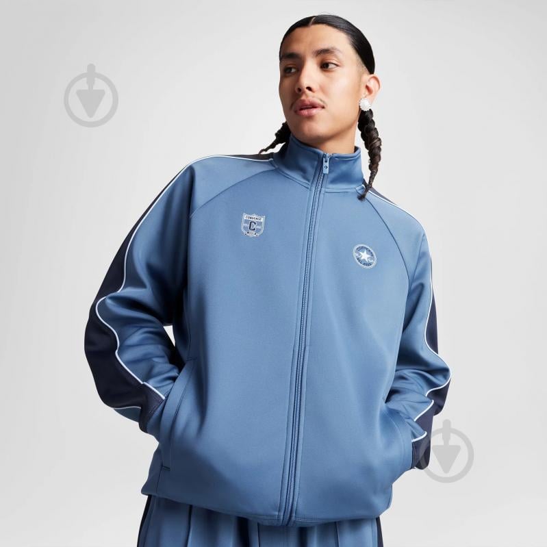 Джемпер Converse RETRO CHUCK TRACK JACKET 10027327-480 р.L синий - фото 1 Джемпер Converse RETRO CHUCK TRACK JACKET 10027327-480 р.L синий - фото 1