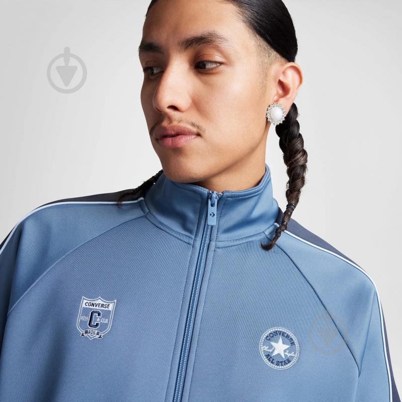 Джемпер Converse RETRO CHUCK TRACK JACKET 10027327-480 р.L синий - фото 3