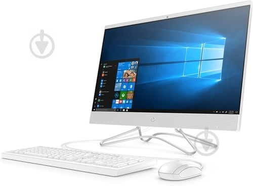 Моноблок HP All-in-One 23,8" (7KF08EA) white - фото 2