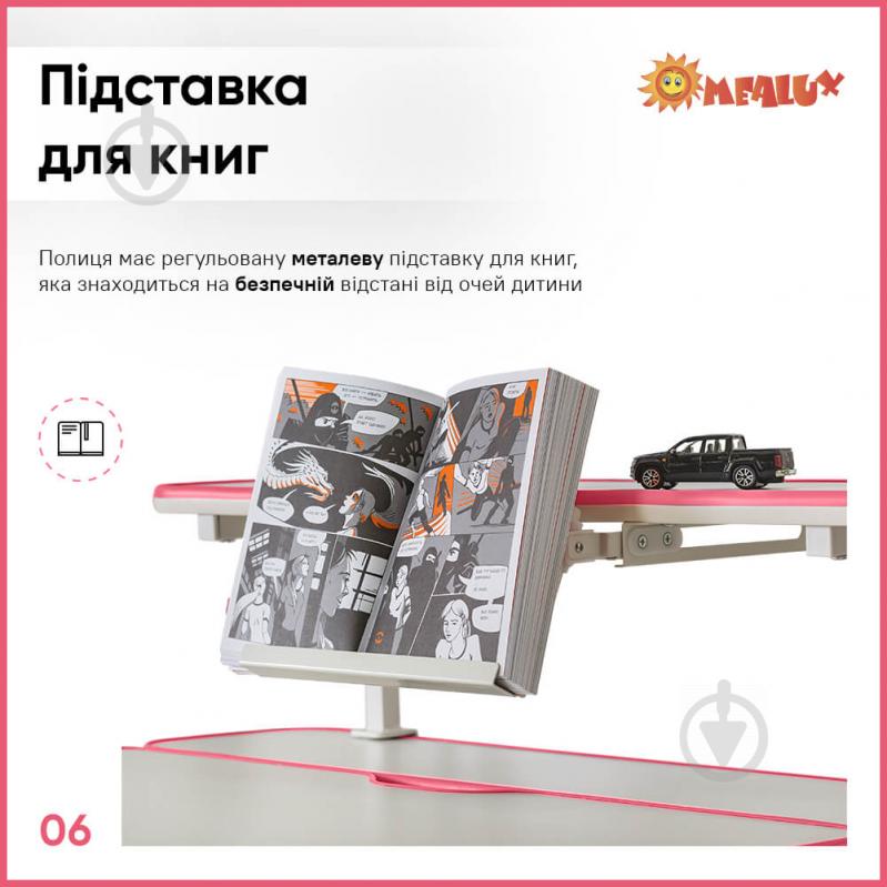 Стіл дитячий ErgoKids TH-320 Pink - фото 7