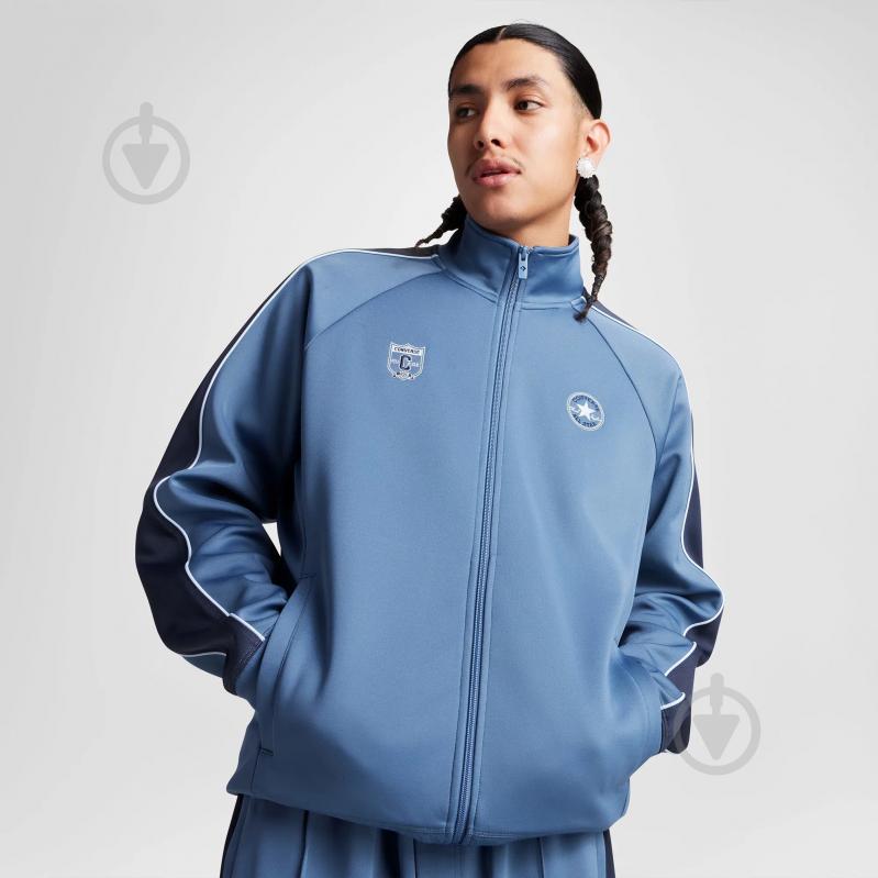 Джемпер Converse RETRO CHUCK TRACK JACKET 10027327-480 р.M синий - фото 1 Джемпер Converse RETRO CHUCK TRACK JACKET 10027327-480 р.M синий - фото 1