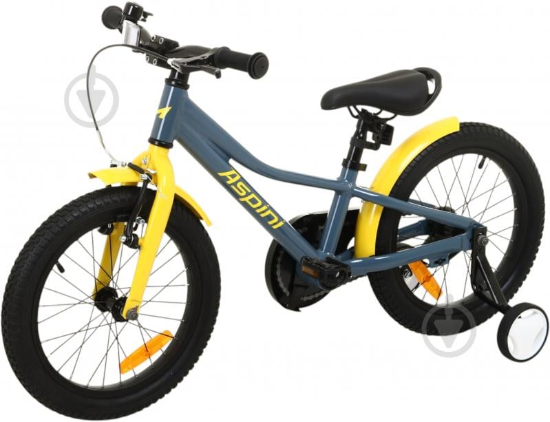 Велосипед Aspini 16" 8"(20 см) Maximus 16 MAX16-GR серый - фото 6 Велосипед Aspini 16" 8"(20 см) Maximus 16 MAX16-GR серый - фото 6