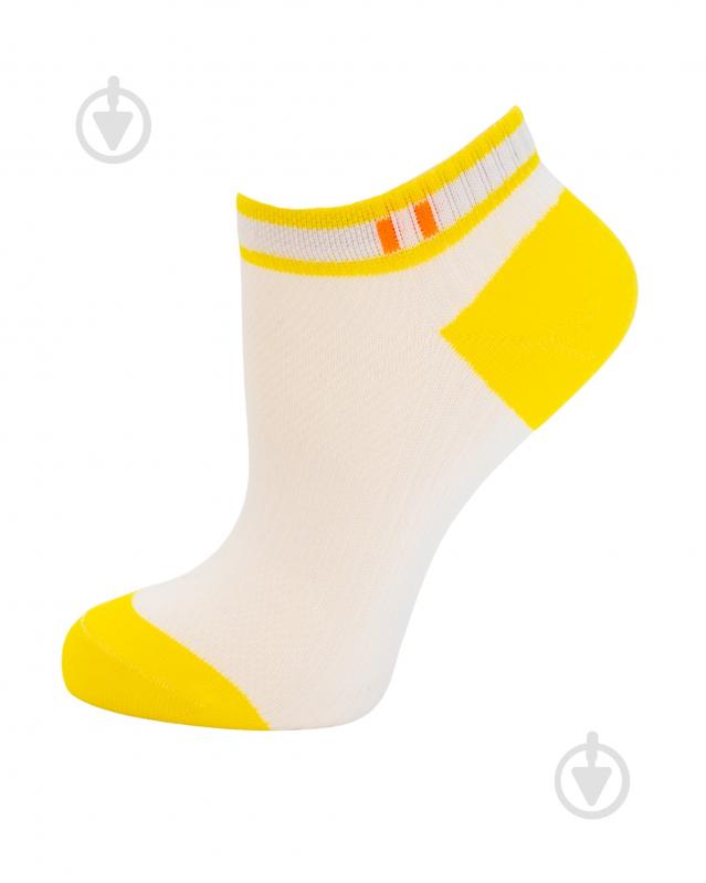Шкарпетки жіночі L&R 120 (короткі) 03 р.36-38 біло-жовтий 1 шт. - фото 1 Шкарпетки жіночі L&R 120 (короткі) 03 р.36-38 біло-жовтий 1 шт. - фото 1