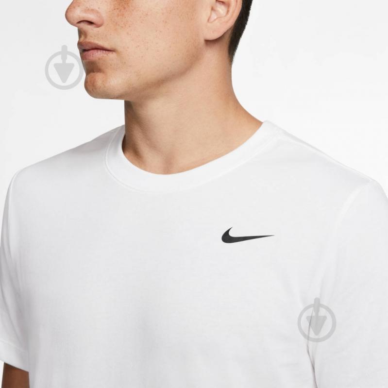 Футболка Nike M NK DRY TEE DFC CREW SOLID AR6029-100 р.2XL белый - фото 5 Футболка Nike M NK DRY TEE DFC CREW SOLID AR6029-100 р.2XL белый - фото 5