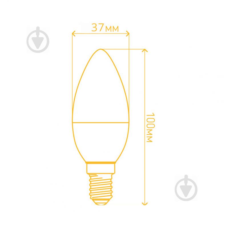 Лампа светодиодная LightMaster EVO LB-520 4 Вт C37 матовая E14 220 В 4000 К - фото 4