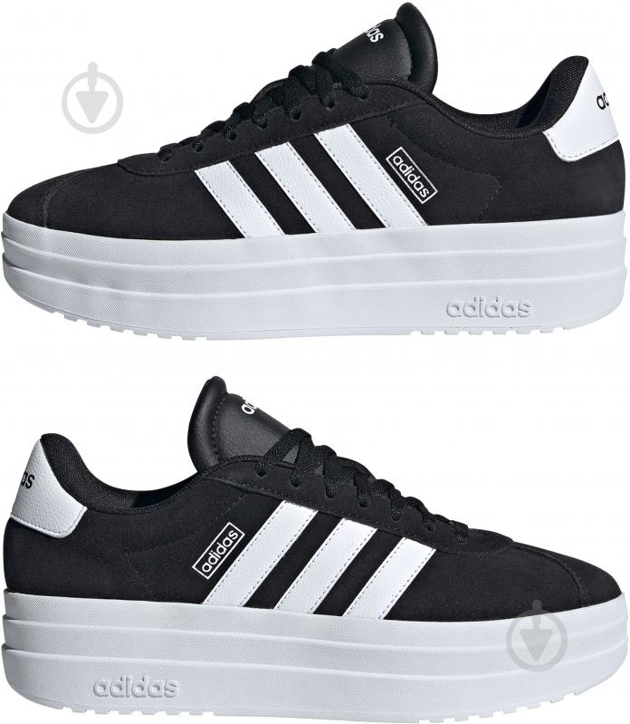 Кроссовки женские демисезонные Adidas VL COURT BOLD IH9995 р.36 2/3 черные - фото 5