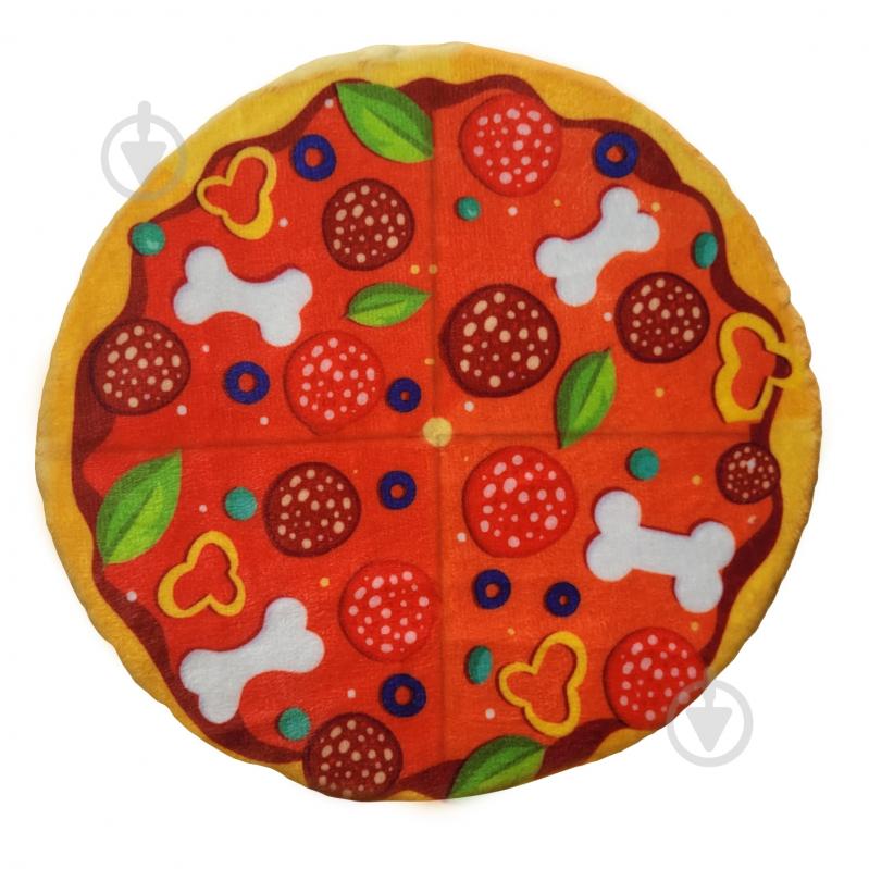 Игрушка для собак Fanny Animals Пицца с пищалкой 19 см МС 160401-13 - фото 7