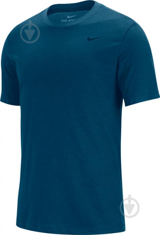 Футболка Nike M NK DRY TEE DFC CREW SOLID AR6029-432 р.L синий - фото 1