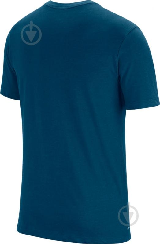 Футболка Nike M NK DRY TEE DFC CREW SOLID AR6029-432 р.S синий - фото 2