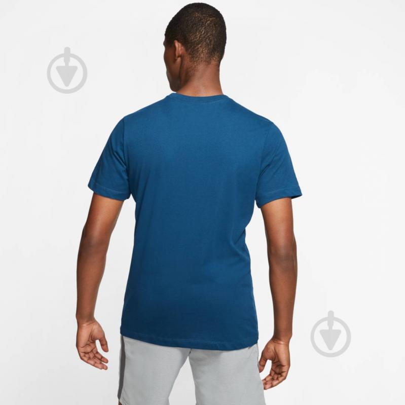 Футболка Nike M NK DRY TEE DFC CREW SOLID AR6029-432 р.S синий - фото 4