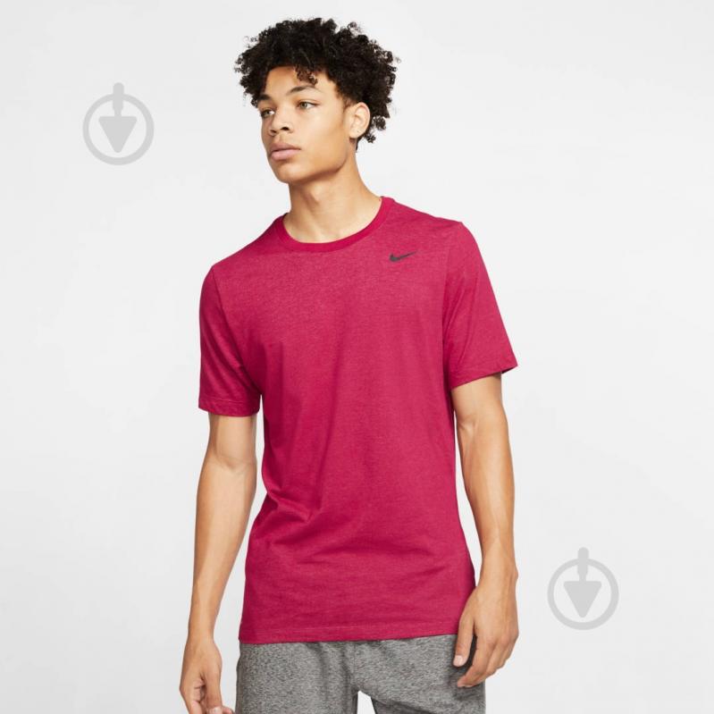 Футболка Nike M NK DRY TEE DFC CREW SOLID AR6029-620 р.S красный - фото 3