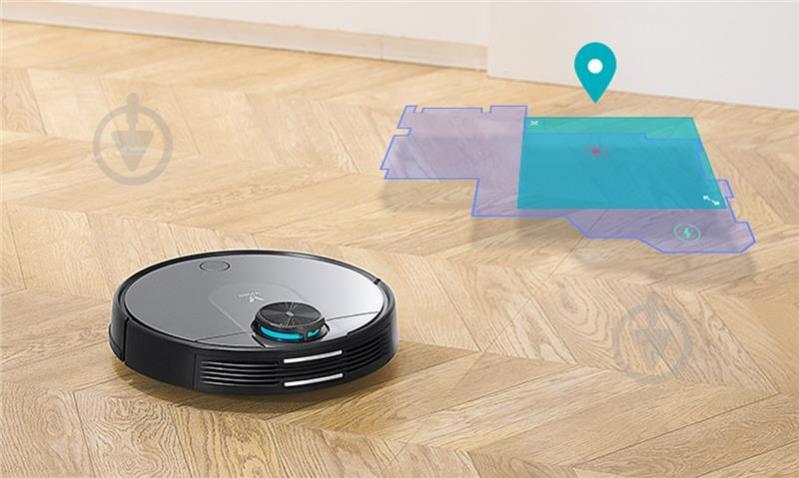 Робот-пилосос VIOMI V2 Pro Vacuum Cleaner black/grey - фото 8