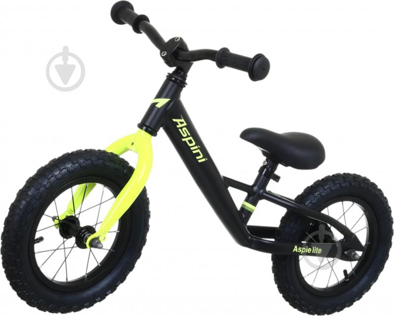 Велосипед 12" 6" (15 см) Aspie lite ASP12L-BK черный - фото 3