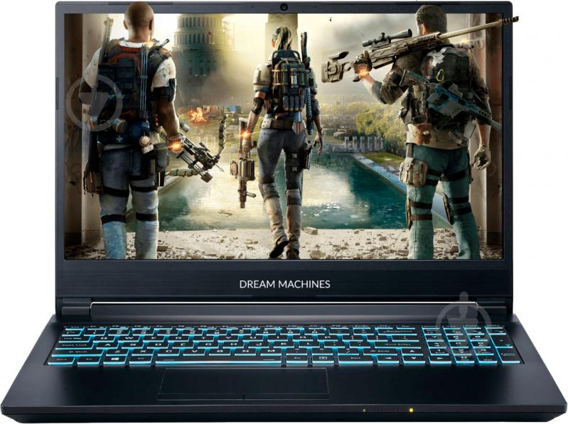 Ноутбук Dream Machines G1660Ti-15 15,6" (G1660TI-15UA20) black - фото 1