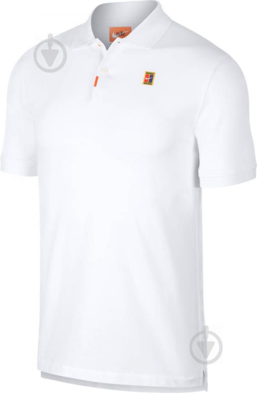 Поло Nike THE NIKE POLO HERITAGE SLIM BQ4461-100 р.XL білий - фото 1