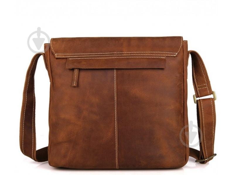 Сумка мужская через плечо Tiding Bag 7111B коричневый - фото 4