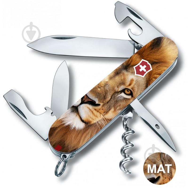 Нож швейцарский Victorinox SPARTAN ANIMAL Лев 1.3603.7.F1010pw 102596 - фото 1