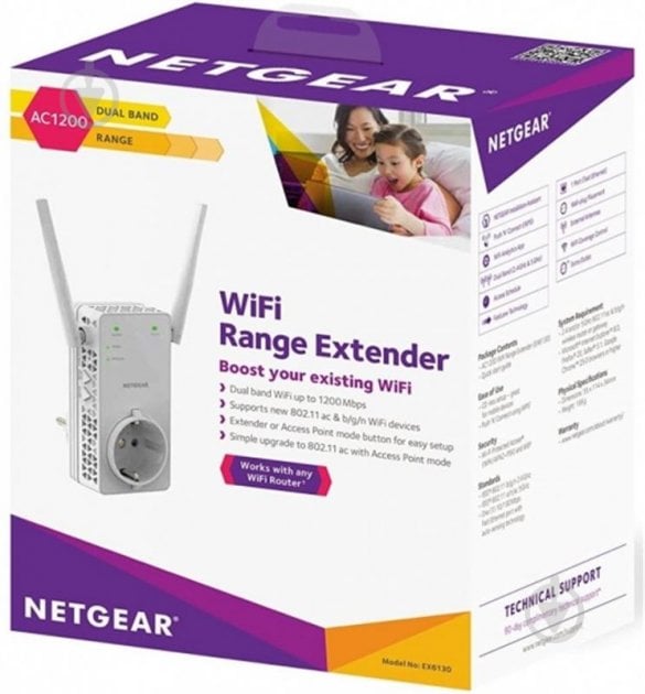 Ретранслятор NETGEAR EX6130 (EX6130-100PES) - фото 5