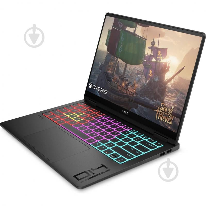 Ноутбук HP Omen Transcend Laptop 14-fb0001ua 14" (AQ8P5EA) black - фото 3